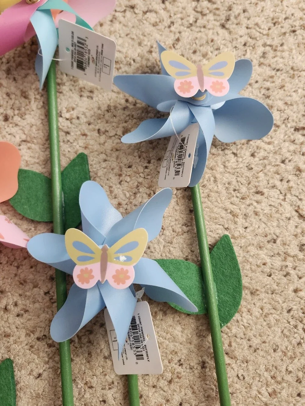 Target Pastel Pinwheel Garden Sticks Bundle